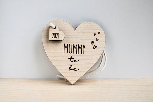 Mummy to be gift with heart design